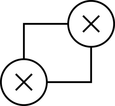 Web arayüzü simgesi, vektör illüstrasyonu