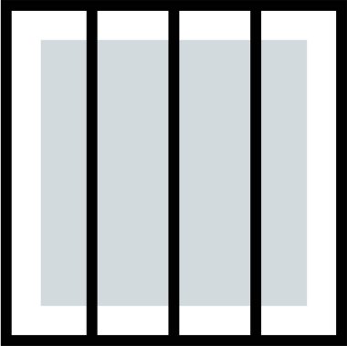 Basit satır simgesi, vektör illüstrasyonu