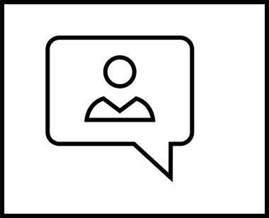 Web arayüzü simgesi, vektör illüstrasyonu