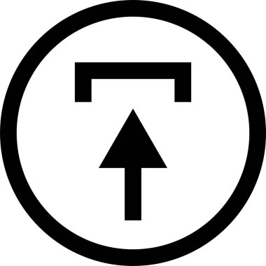 kullanıcı arayüzü ok simgesi, vektör illüstrasyonu