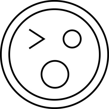 emoji yüz vektör illüstrasyonu