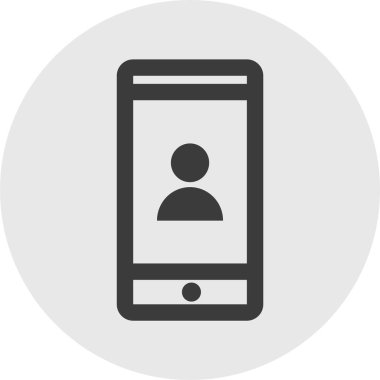 kullanıcı profili simgesi, vektör illüstrasyonu