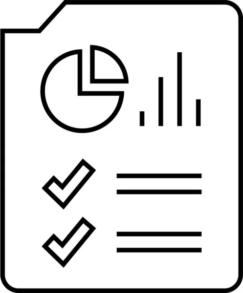 Bericht Symbol Vektor Illustration — Stockvektor