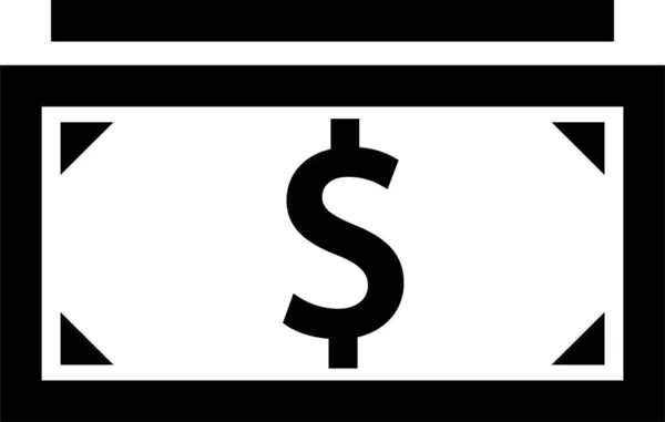 Εικονίδιο Οικονομικών Επιχειρηματικό Είδωλο Εικονίδιο Χρημάτων Διανυσματική Απεικόνιση — Διανυσματικό Αρχείο