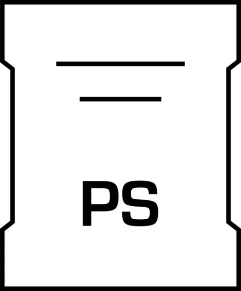 Bestandsnaam Pictogram Vector Illustratie — Stockvector