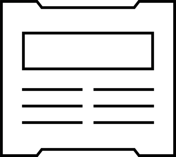 Web Interface Symbol Vektorillustration — Stockvektor