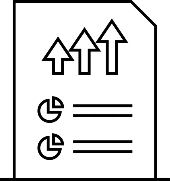 Bericht Symbol Vektor Illustration — Stockvektor
