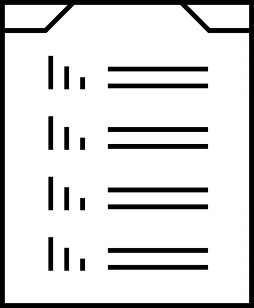 Иллюстрация Значка Отчета — стоковый вектор