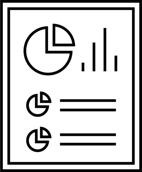 Bericht Symbol Vektor Illustration — Stockvektor