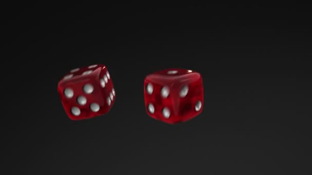 Dice Roll 3 and 1 — Stock Video