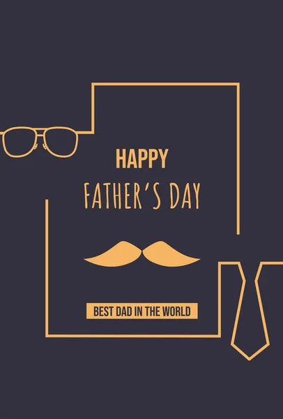Boldog Apák Napja Minimális Sötét Háttér Free Vector Vektor Grafikák
