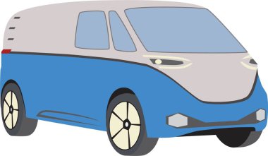 SUV 'lar ailenin tercih ettiği araba haline geldi. Bu bir aile arabası. Ücretsiz telif hakkı illüstrasyonu.