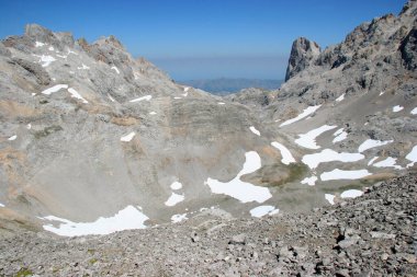 Dağların güzel manzarası