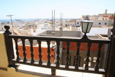 Eski Arap kasabasının güzel manzarası 