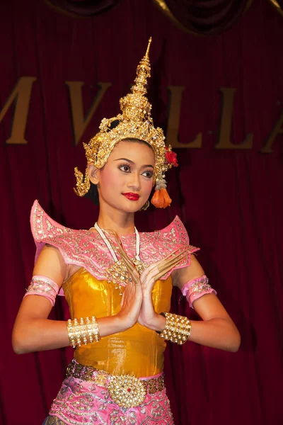 Vue Des Danseurs Traditionnels Thaïlande — Photo