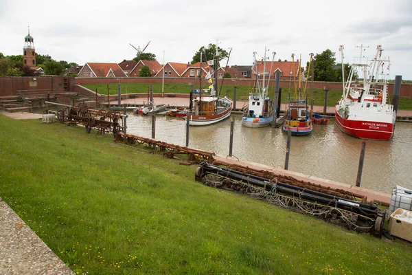 Uitzicht Zeilboten Stadshaven Nederland — Stockfoto