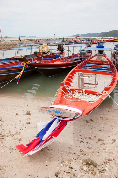 Fishing Boats Beach Thailand — Stock Photo, Image