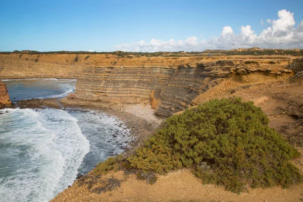 Piękny Widok Morze Zachodnim Wybrzeżu Portugalii — Zdjęcie stockowe