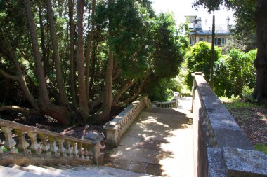 Antik mezarlığın kalıntıları.