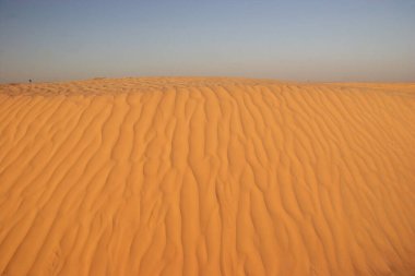 Çöldeki kum tepeleri