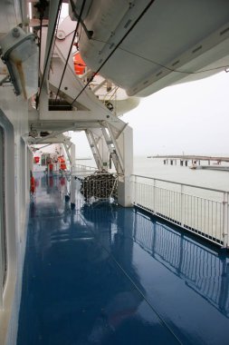 Dover ve Calais arasındaki feribotlar tarafından işletilen Canterbury Feribotunun görüntüsü.