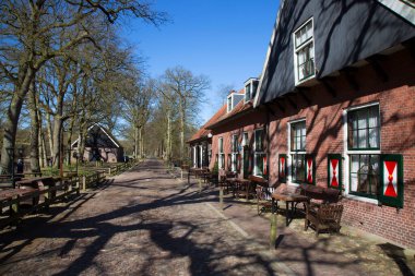 Sevimli köy evleri, ev manzarası, kasaba manzarası. 