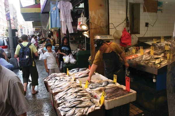 Традиційний Ринок Вулиць Місті — стокове фото