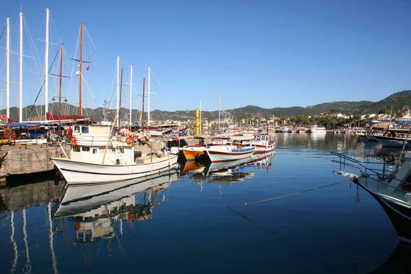 Yachts Bateaux Dans Port Mer — Photo