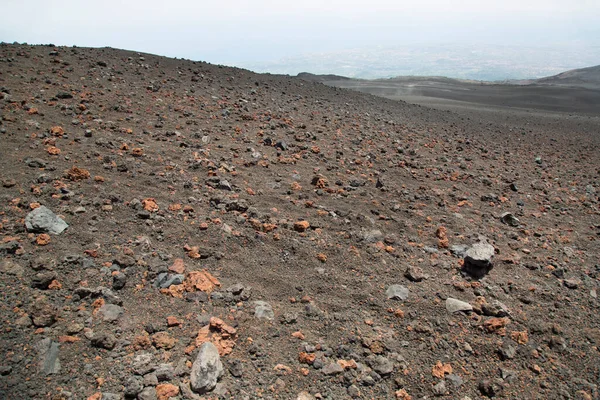 Vista Del Valle Volcánico Las Montañas Plato — Foto de Stock