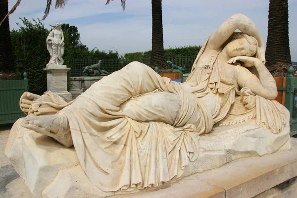 Красивый Сад Фонтанами Статуями Версаля — стоковое фото