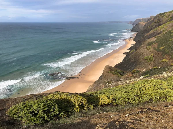 Hermosa Vista Costa Rocosa Del Mar — Foto de Stock