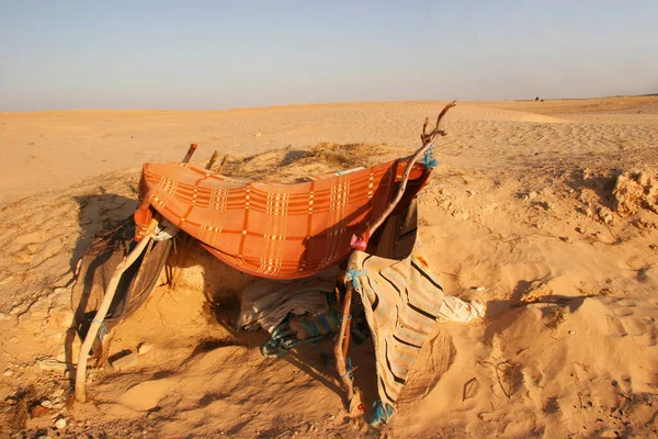 Refugio Beduino Tradicional Desierto —  Fotos de Stock