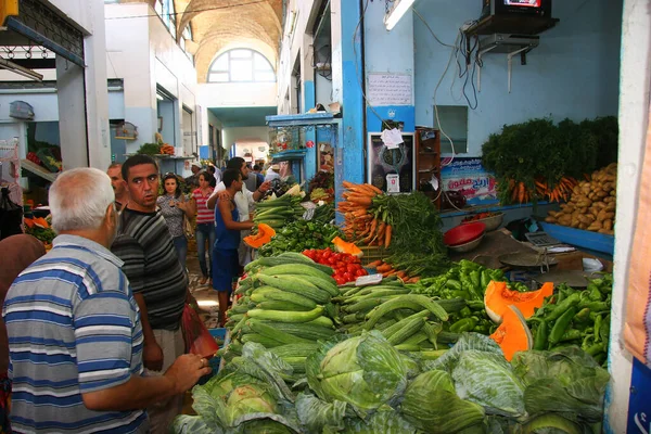 Vista Del Mercado Local Del Casco Antiguo Árabe — Foto de Stock