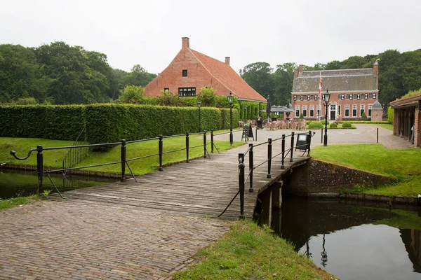 Menkemaborg Castello Nel Villaggio Uithuizen Groningen Nei Paesi Bassi — Foto Stock