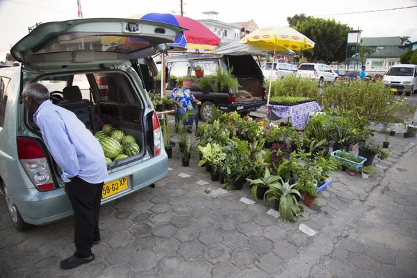 Marché Rue Traditionnel Dans Ville — Photo