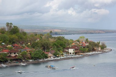 Güzel liman manzarası