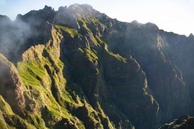 Dağların güzel manzarası