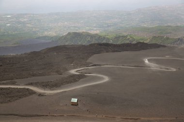 Dağlardaki çölün havadan görünüşü