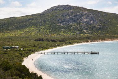 Deniz kıyısının güzel manzarası 
