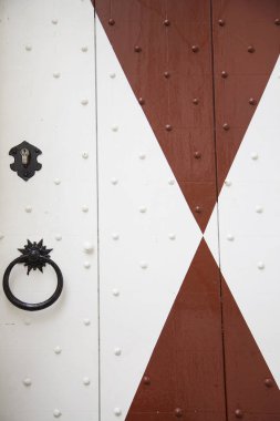 Ammersoyen Kalesi 'nin mimari detaylarının yakın görüntüsü Ammerzoden' de yer almaktadır.