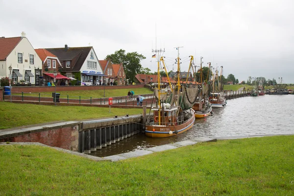 Hollanda Şehir Limanındaki Yelkenlilerin Manzarası — Stok fotoğraf