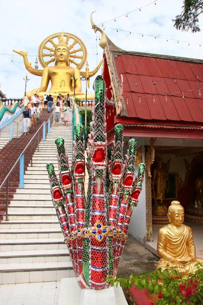 Wielka Świątynia Buddy Koh Samui — Zdjęcie stockowe