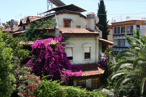 Beautiful View Mediterranean Old Town Street — Stock Photo, Image