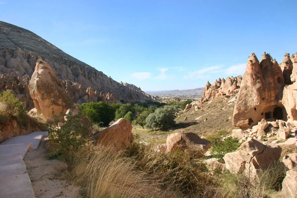 Krásná Krajina Údolí Cappadocia Krůty — Stock fotografie