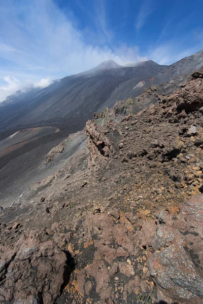 Pintoresca Vista Hermosa Escena Volcánica Montañosa — Foto de Stock