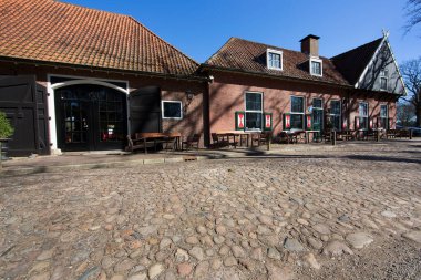 Sevimli köy evleri, ev manzarası, kasaba manzarası. 