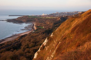 Deniz kıyısının güzel manzarası