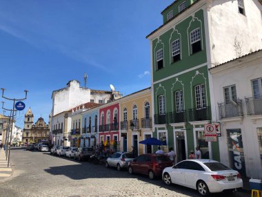 Güzel eski binalar eski şehir sokaklarında, seyahat sahneleri