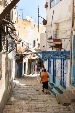 Arap mahallesinin manzarası