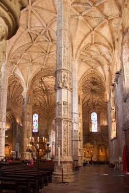 Lisbon Belm, Jeronimos 'un dışındaki Jeronimites Manastırı.